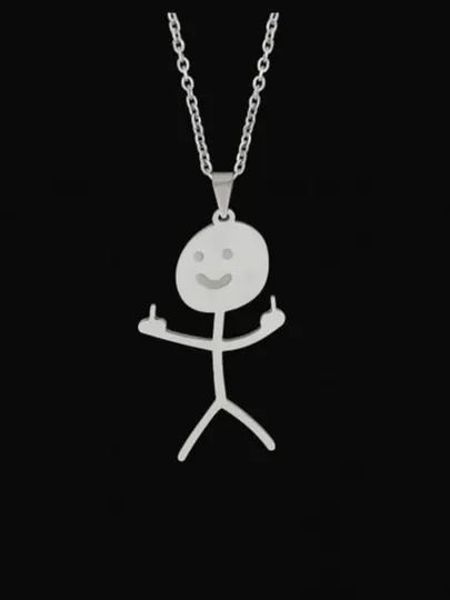 «Парные брелки Stickman и кулон