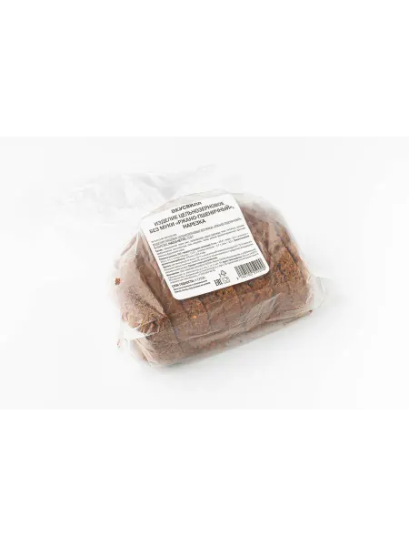 ВкусВилл Изделие цельнозер. без муки "Ржано- пшеничный",нарезка