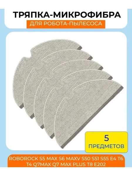 Mituroom Тряпка для робота пылесоса Xiaomi, Roborock S5 Max