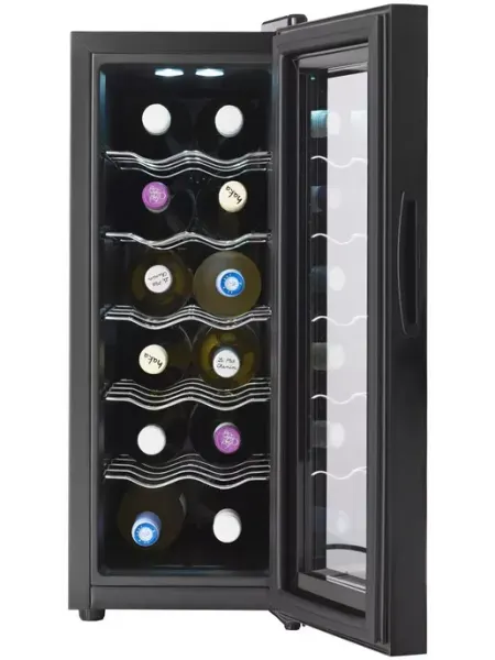 TESLER Винный шкаф WCV-120 BLACK