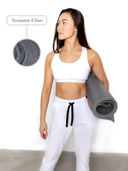 RamaYoga Коврик для йоги и фитнеса Puna Pro 185х60 см