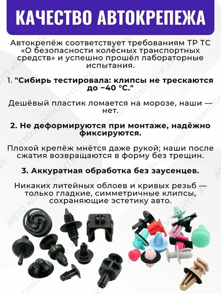 Клипса под саморез OEM 0128100023 Toyota Nissan Mitsubishi