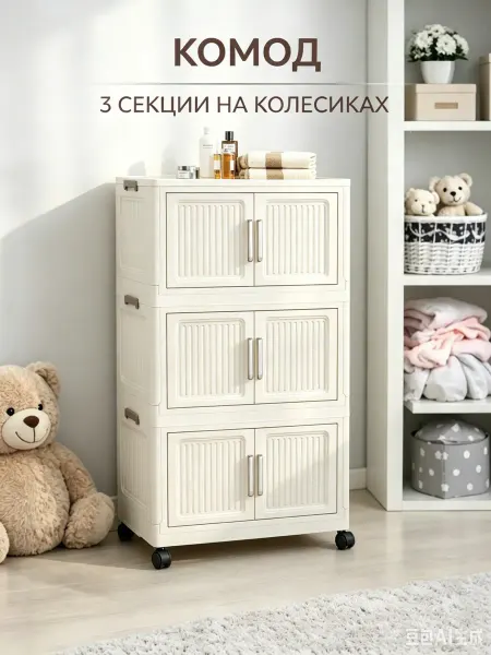 Hola-Home Коробки для хранения вещей и игрушек тканевые стеллажные