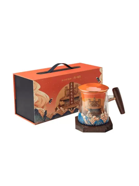 Pinztea Стеклянная чашка для чая Xiaomi Ceramic Filter 440mL