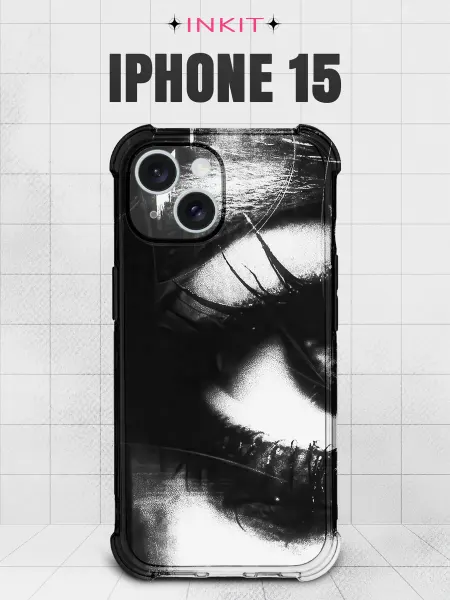 INKIT Чехол на iPhone 15 y2k глаз
