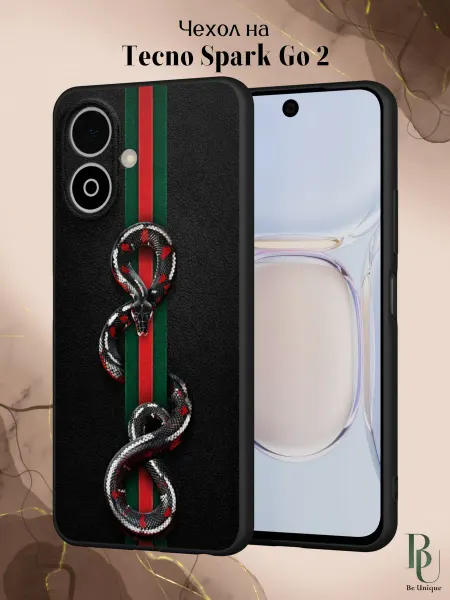 Be Unique Чехол на Tecno Spark Go 2 Gucci