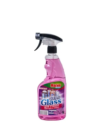 Средство для стекол, зеркал и пластика CLEAN Glass, 650 мл