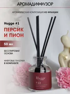 Arida Home Аромадиффузор 50 мл Hygge 22 Персик и пион