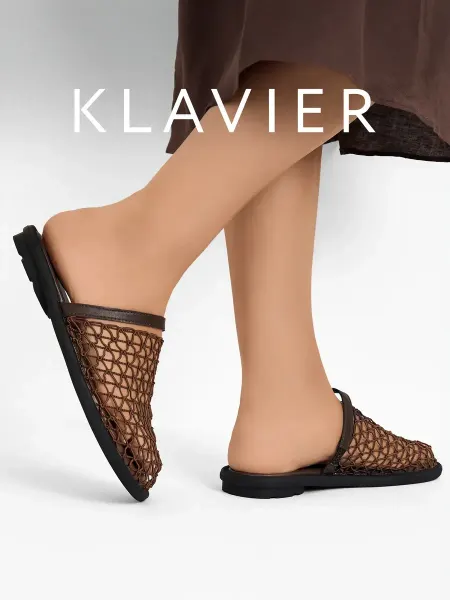 KLAVIER Сабо коричневые женские босоногие