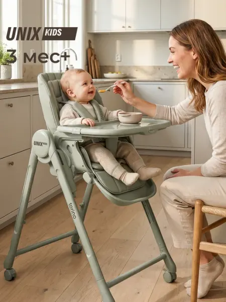 UNIX Kids Стульчик для кормления детский Torino