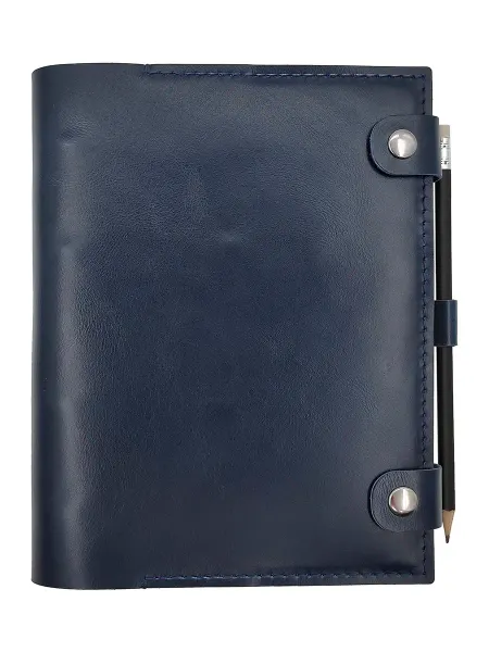 Shiva Leather Кожаный ежедневник на кольцах А5. Недатированный блокнот