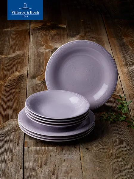 Villeroy & Boch Набор из 8-ми тарелок, Color Loop Blueblossom, like