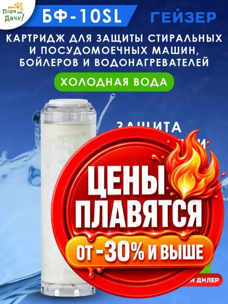 ГЕЙЗЕР Картридж БФ - SL10 для стиральных машин