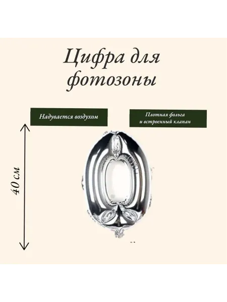 SN-Sonya Шар цифра 0 16"