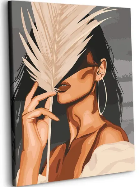 Art on Canvas Эстетика Картина по номерам на холсте 40х50 см