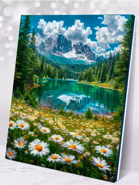 ArtInter Картина на стену Горное озеро 40х50 см