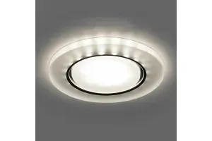 Feron Светильник с LED подсветкой CD5020 без лампы белый матовый