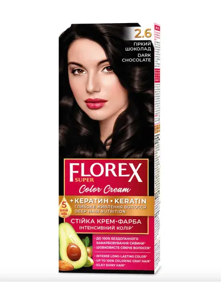 Florex Краска для волос ФЛОРЕКС 2.6 Горький шоколад