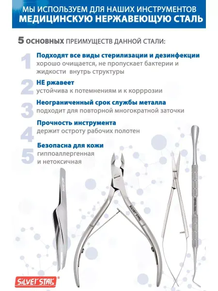 ManicurePack Кусачки маникюрные для кутикулы щипчики для ногтей, 4мм