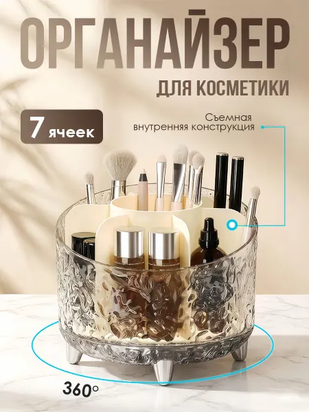 Органайзер для косметики вращающийся
