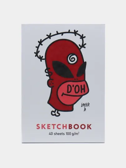Блокнот SketchBook Лазер Би (Laser B), 40 л, А5ф, 40Б5лAк