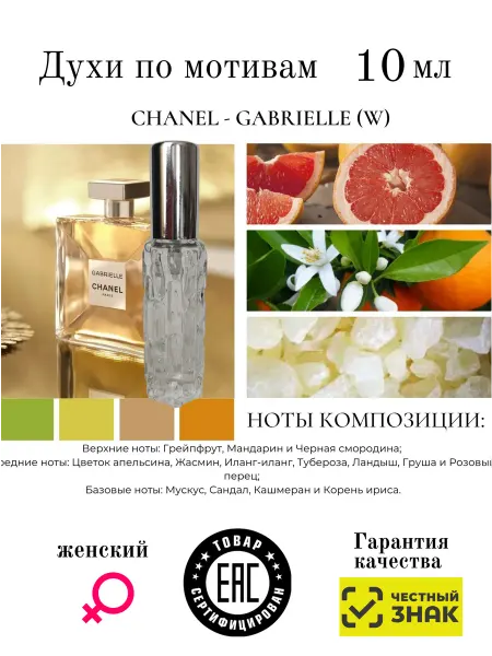 Aromaaleks Духи по мотивам аромата Gabrielle Chanel Шанель Габриэль