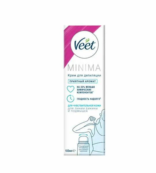 VEET Крем для депиляции для чувствительной кожи MINIMA 100мл