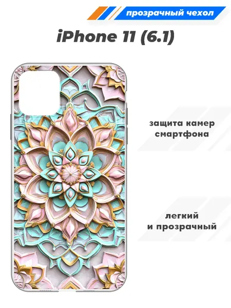 SuperPrint Чехол прозрачный для iPhone 11 (6.1)