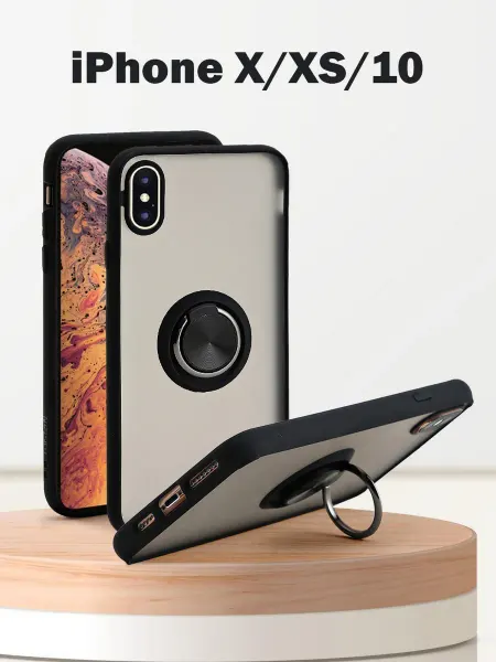 Чехол для iPhone 10 iPhone X iPhone XS, с кольцом