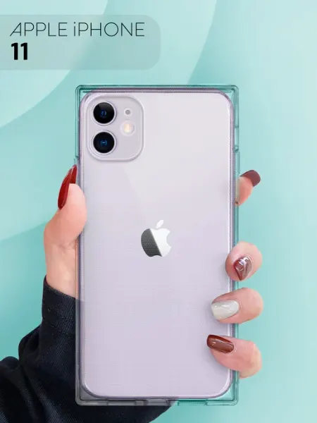 КАРТОФАН Чехол на Apple iPhone 11 квадратные грани