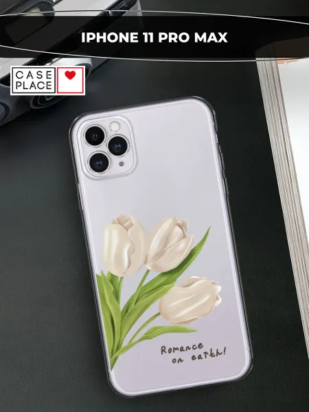 Case Place Чехол на iPhone 11 Pro Max с цветочками