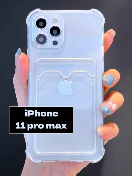 IPhone чехлы Чехол на iphone 11 pro max с картой прозрачный силиконовый