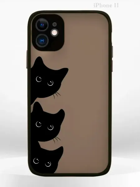 Чехол на iPHONE 11 с принтом котята
