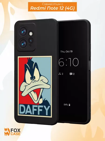 Fox Case Чехол на Xiaomi Redmi Note 12 4G с принтом