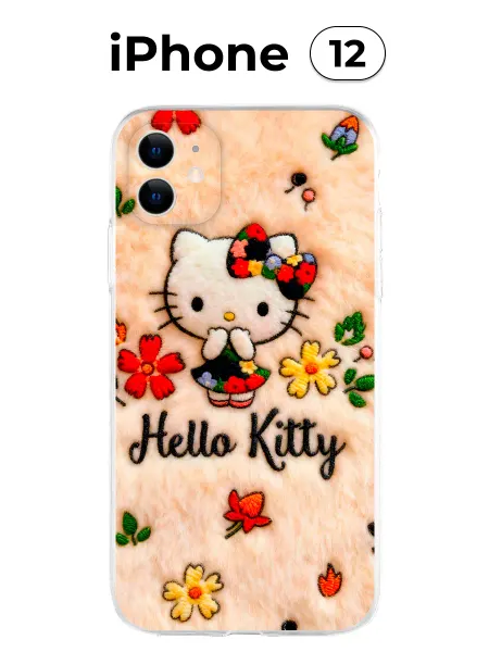 UV Shop Чехол на iPhone 12 с принтом (Hello Kitty)