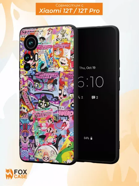 Fox Case Чехол на Xiaomi 12T 12T Pro с милым принтом