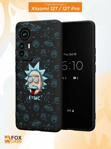 Fox Case Чехол на Xiaomi 12T 12T Pro с принтом Рик и Морти
