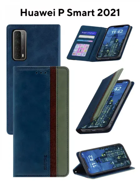 КRUЧЕ Чехол на Huawei P Smart 2021 книжка, Huawei Y7A