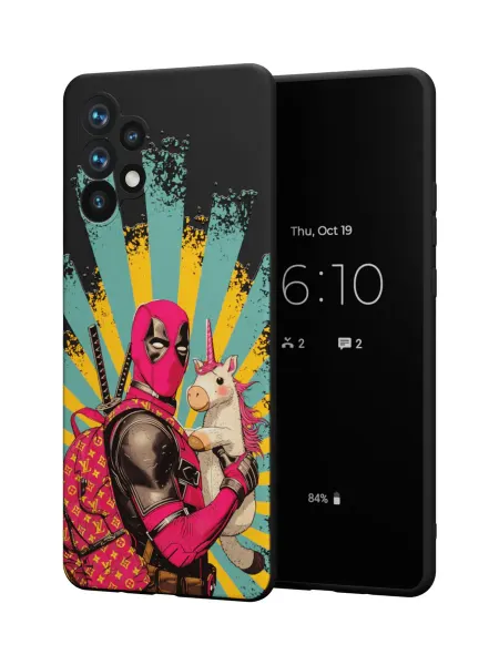 QuestCase Чехол на Samsung A32 4G с принтом Deadpool