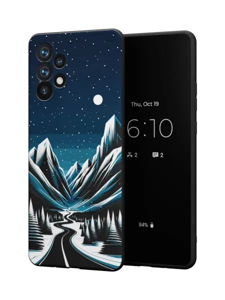 QuestCase Чехол на Samsung A32 4G с принтом Зима