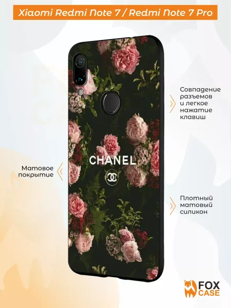 Fox Case Чехол на Xiaomi Redmi Note 7 с принтом Chanel