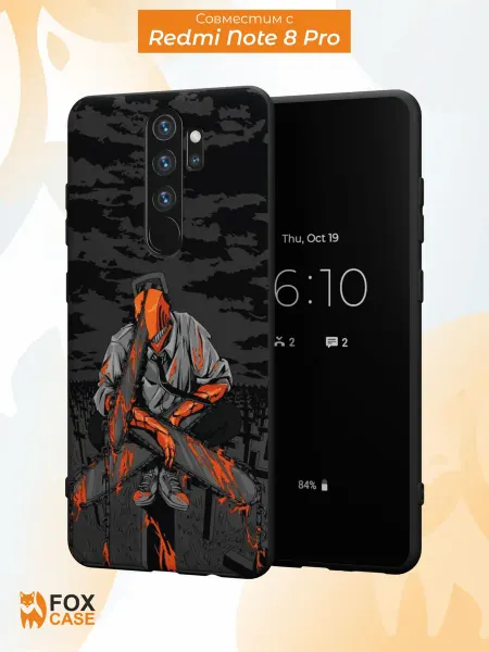Fox Case Чехол на Redmi Note 8 Pro с принтом Аниме