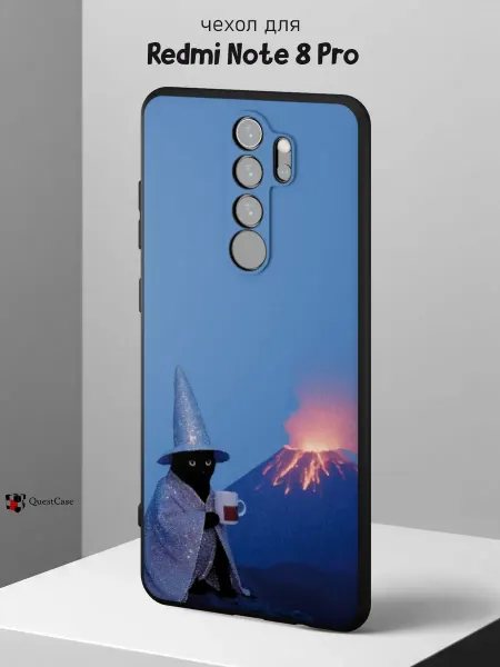 QuestCase Чехол на Redmi Note 8 Pro с принтом Мем