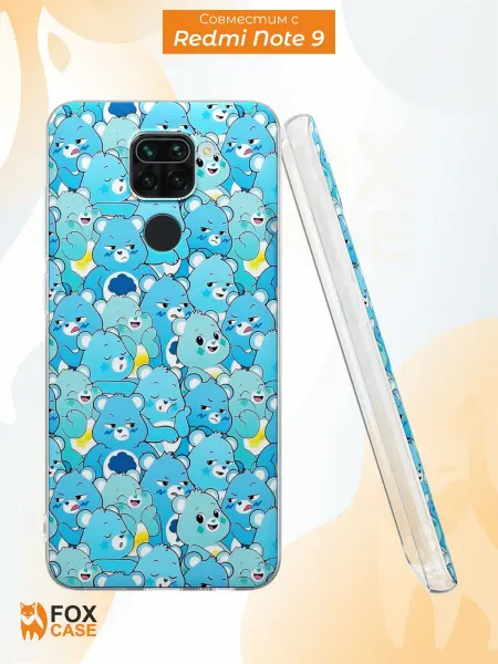 Fox Case Чехол на Redmi Note 9 с принтом Мишка