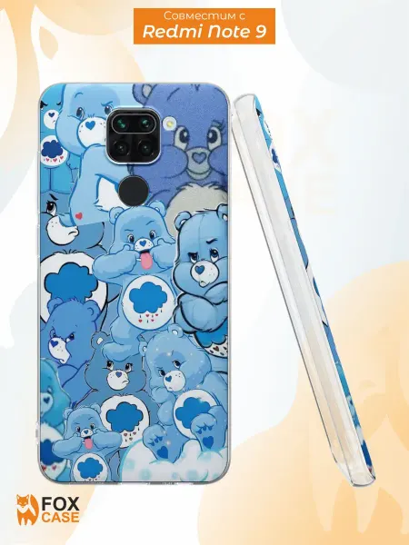 Fox Case Чехол на Redmi Note 9 с принтом Мишки