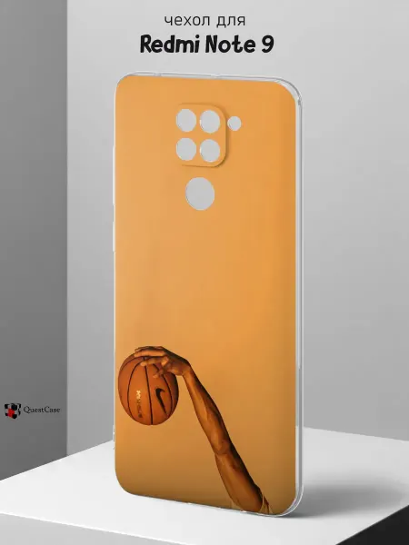 QuestCase Чехол на Redmi Note 9 с принтом Спорт