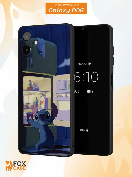 Fox Case Чехол на Samsung A06 с принтом Стич
