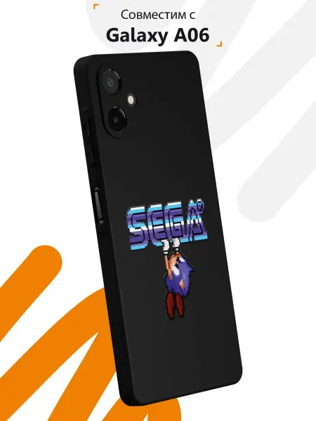Мобилиус Чехол на Samsung Galaxy A06 с принтом Sega