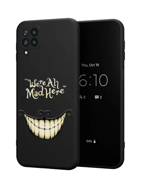 QuestCase Чехол на Samsung A12 с принтом Алиса в Стране Чудес