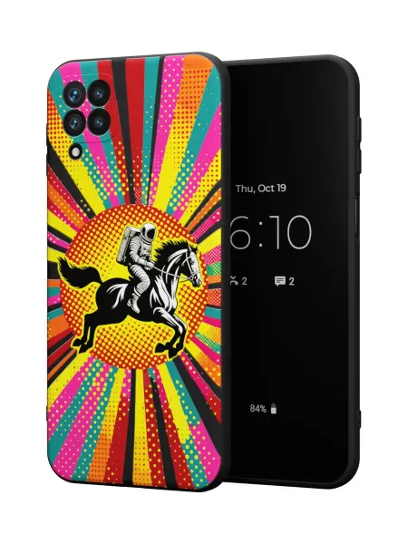 QuestCase Чехол на Samsung A12 с принтом Космонафт